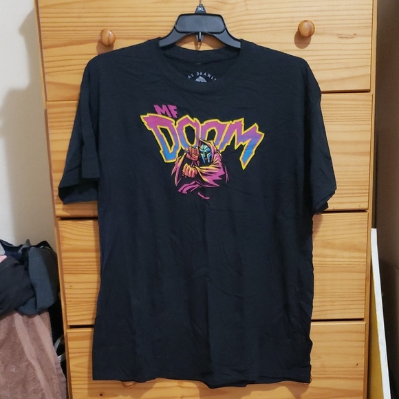 Gas Drawls Other - Black MF Doom Graphic T-Shirt (NWOT)